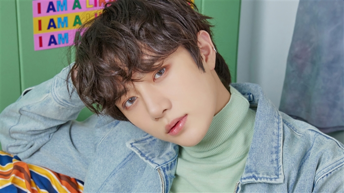 Beomgyu from TXT in Soft Pastel Colors 4k