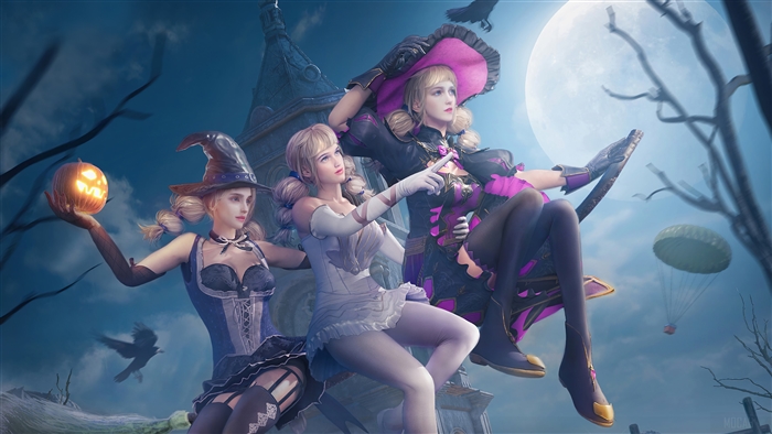 PUBG Mobile Halloween Enchantress 4K