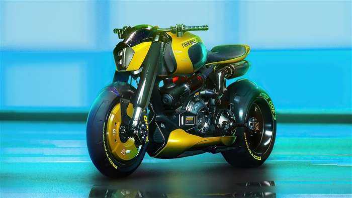 Arch Nasare CD Motorcycle from Cyberpunk 2077 4K