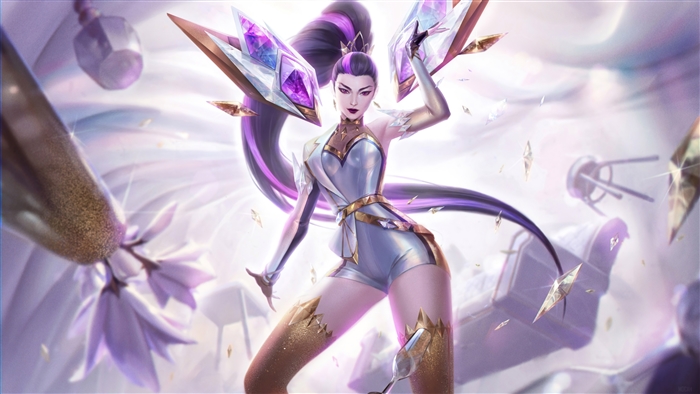 K/DA KaiSa All Out Prestige Edition 4K Artwork