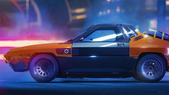 Cyberpunk 2077 Sports Car 4K