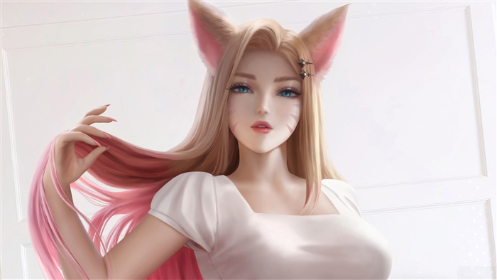 Ahri from League of Legends KDA 2020 4K Artwork