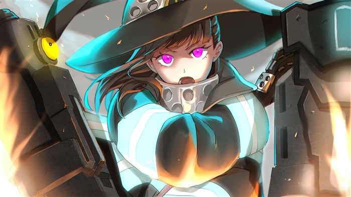 Maki Oze from Fire Force 4K