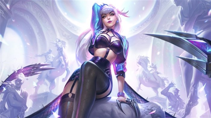 Evelynn KDA All Out Splash Art 4K