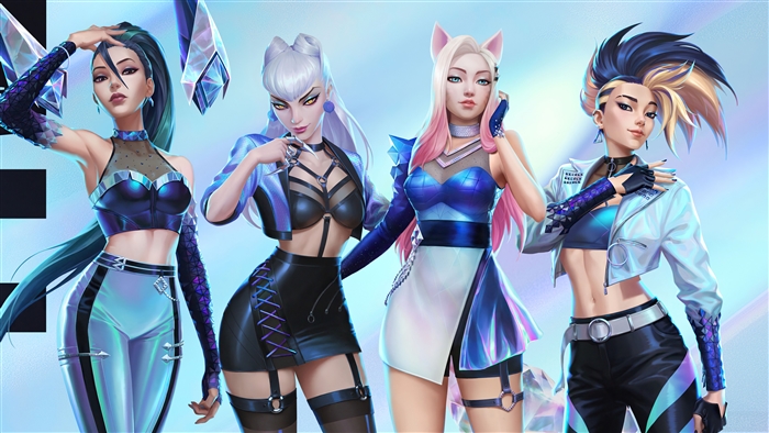 KDA All Out 4K: Evelynn, KaiSa, Ahri, Akali