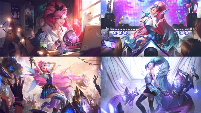 Seraphine from League of Legends KDA All Out 4K