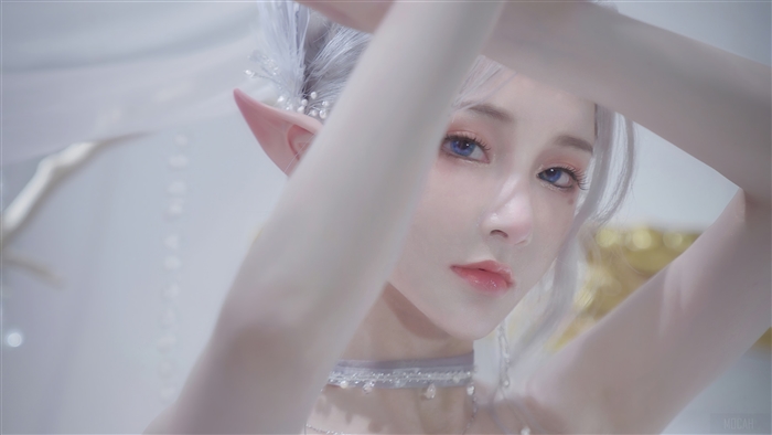 GhostBlade Fantasy Cosplay Girl 4K