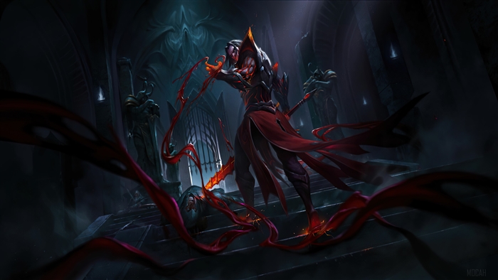 Fantasy Warrior with Red Scarf and Sword 4K