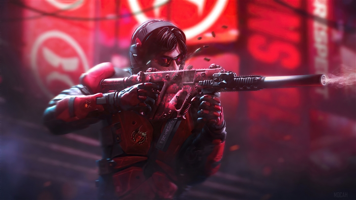 Dr Disrespect with a rifle