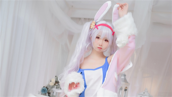 Laffey From Azur Lane in Bunny Costume 4K