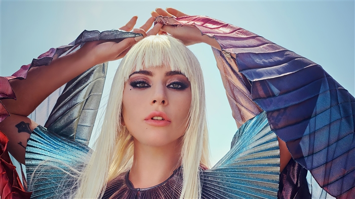 Lady Gaga Stunning 4K Photoshoot with Futuristic Outfit