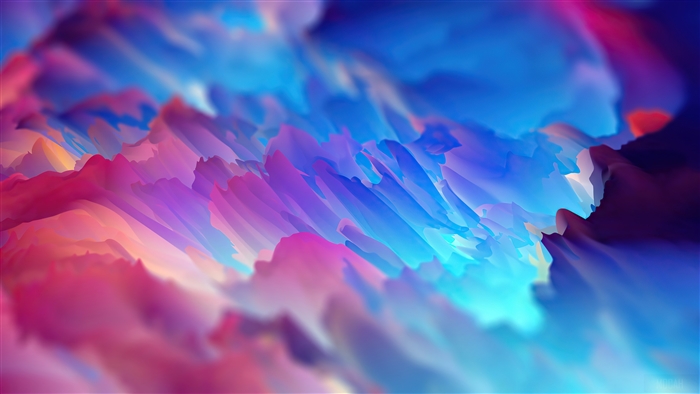 Vibrant Abstract Digital Art in 4K
