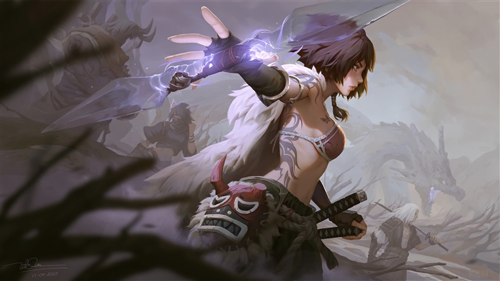 Fantasy Warrior Girls 4K