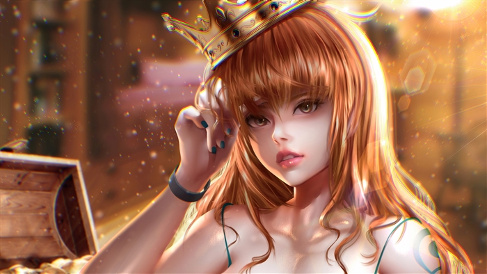 Nami from One Piece in a Radiant Glow 4K