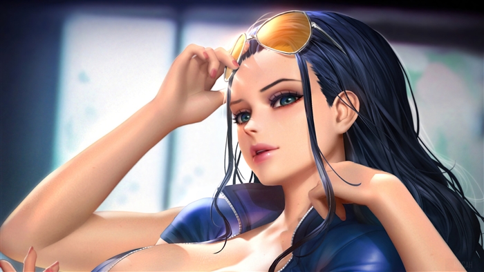Nico Robin from One Piece in 4K Detail