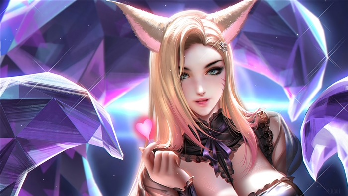 Ahri KDA The Baddest 4K Digital Artwork