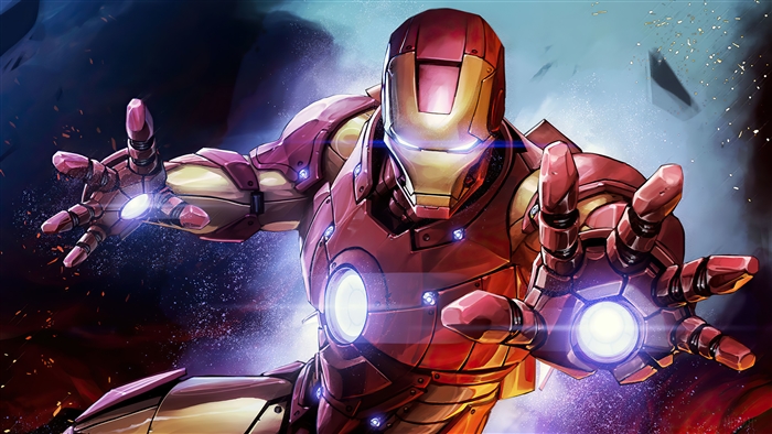 Iron Man Marvel Comics Superhero Action 4K