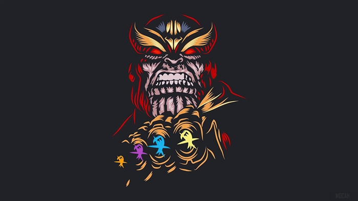 Thanos with Infinity Gauntlet 4K