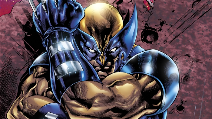 Wolverine Bold Pose Marvel Comics 4K