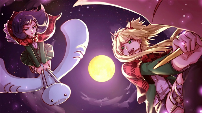 Burn the Witch: Ninny Spangcole and Noel Niihashi in the Night Sky