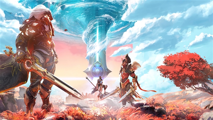Godfall Cover Art with Silvermane and Phoenix
