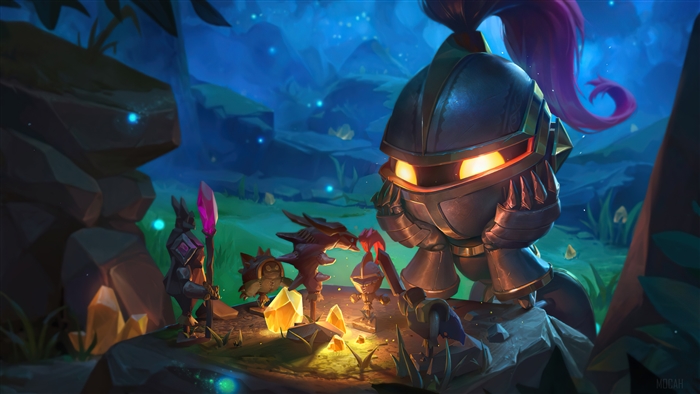 Amumu from League of Legends Wild Rift Little Knight Skin Splash Art 4K