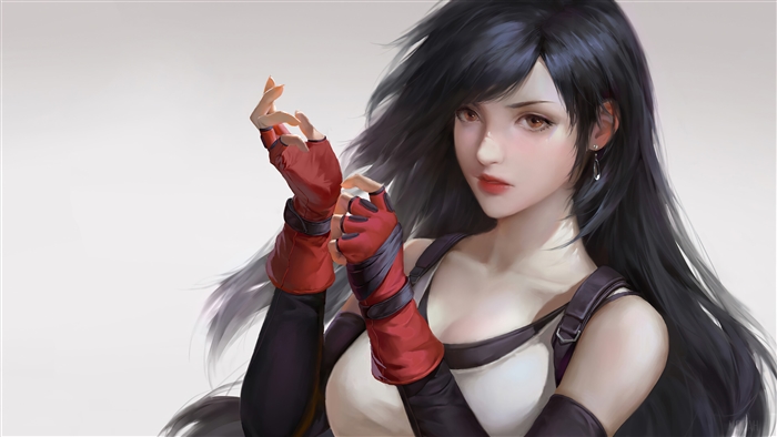 Tifa Lockhart from Final Fantasy 7 Remake in 4K Art
