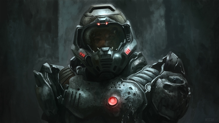 Doomguy from DOOM Eternal 4K