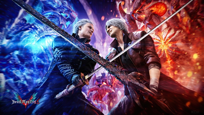 Devil May Cry 5 Dante and Vergil 4K Duel