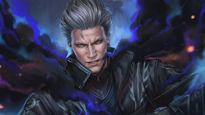 Vergil from Devil May Cry 5 Art 4K