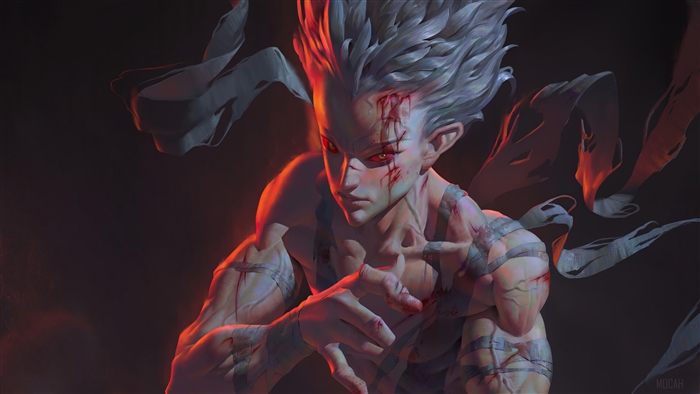 Garo Intense Pose One Punch Man 4K Artwork