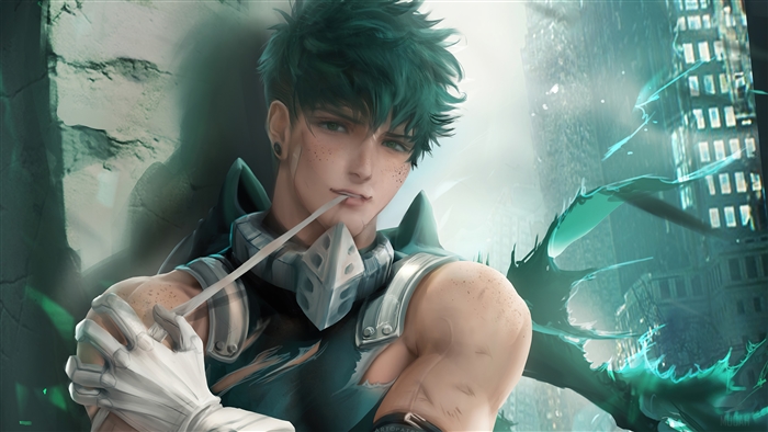 Izuku Midoriya from My Hero Academia 4K Art