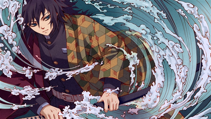 Giyu Tomioka Giyuu Demon Slayer Kimetsu No Yaiba Anime 鬼滅の刃 Kimetsu No Yaiba Water Pillar 1738