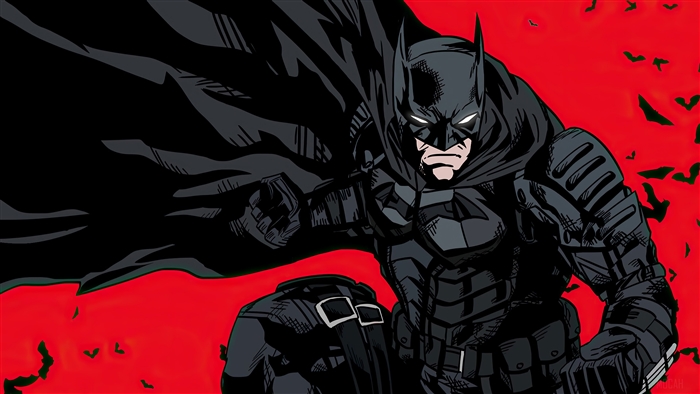 Batman from The Batman 2021 Movie Poster 4K