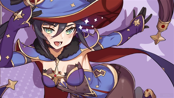 Mona from Genshin Impact 4K