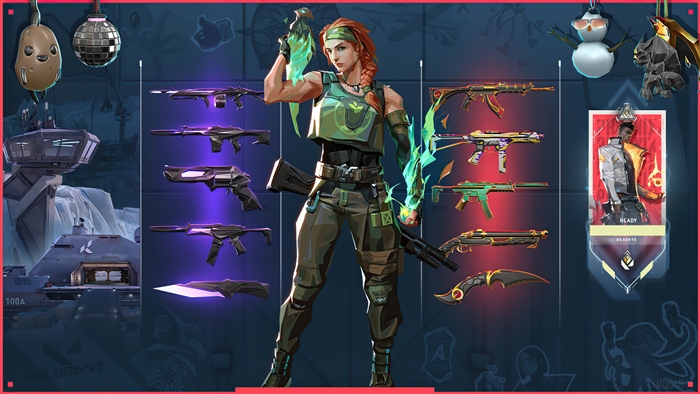 Skye from Valorant with Weapons 4K