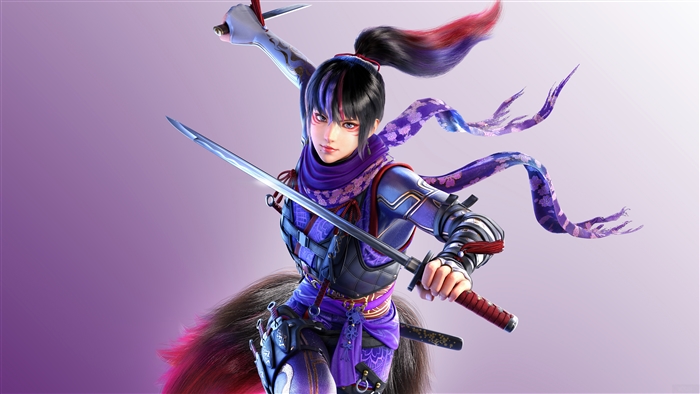 Tekken 7 Kunimitsu in Dynamic Combat Pose 4K
