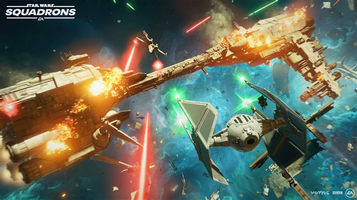 Star Wars Squadrons TIE Fighter Battle 4K