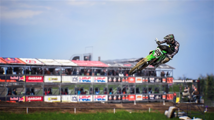 Motocross Rider 25 in MXGP Video Game 4K
