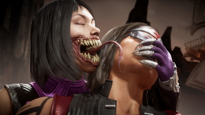 Mileena Attacking in Mortal Kombat 11 Ultimate 4K