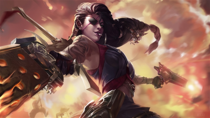 Samira from League of Legends 4K