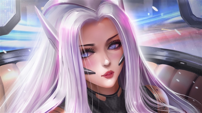 Sona PsyOps from League of Legends 4K Art