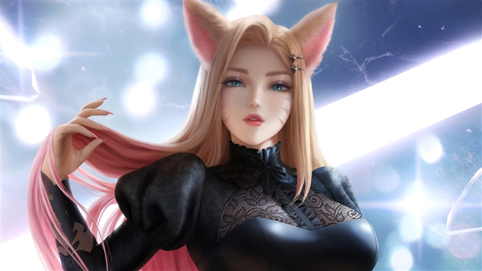 KDA Ahri The Baddest 4K Portrait