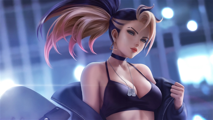 Akali from League of Legends KDA The Baddest 4K