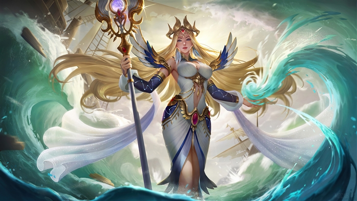 Kadita White Robin Skin 4K Mobile Legends