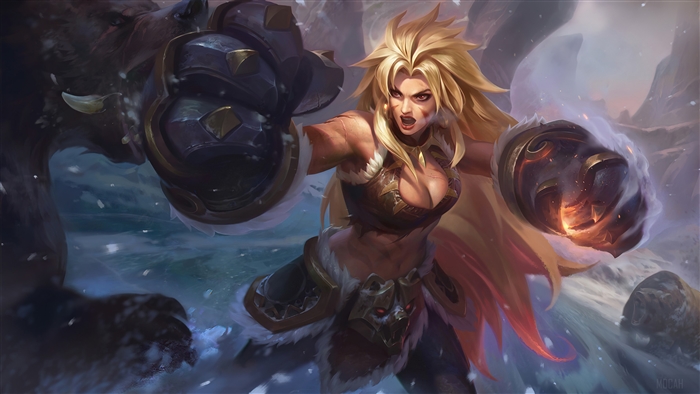 Masha Fierce Battle Pose Mobile Legends 4K