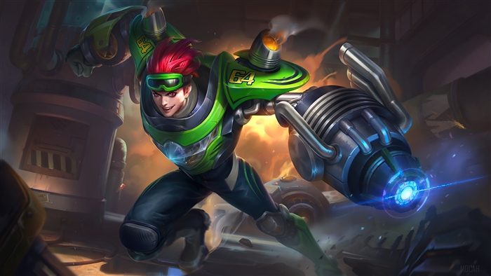 X Borg Moto Drifter Skin Mobile Legends 4K