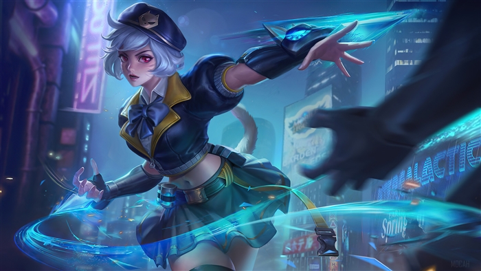 Wanwan Shoujo Commander Skin Mobile Legends 4K