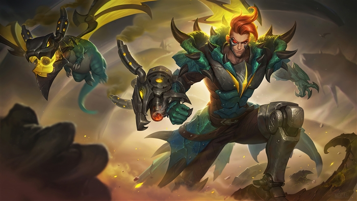 Claude Mecha Dragon Skin from Mobile Legends 4K