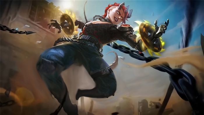 Dyrroth Ruins Scavenger Skin Mobile Legends 4K